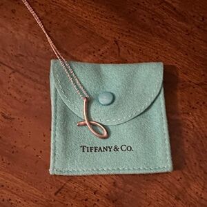 Tiffany & Co. Silver Elsa Peretti J Necklace